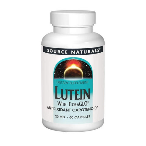Source Naturals, Lutein, 20 mg, 60 Caps
