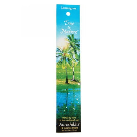 Auroshikha Candles and Incense, Incense Lemongrass, 10 Gm