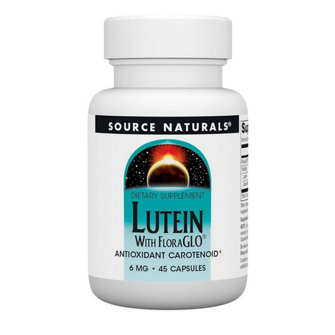 Source Naturals, Lutein, 6 mg, 45 Caps