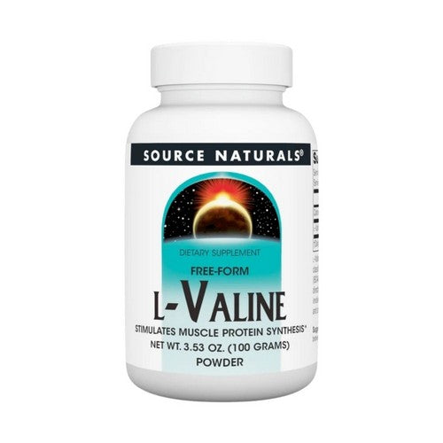 Source Naturals, L-Valine, 3.53 oz (100 gms)