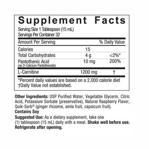 Nature's Answer, Liquid L-carnitine, 16 Oz Nature's Answer