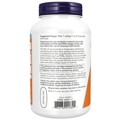 Now Foods, Ultra Omega -3, 180 Sgels