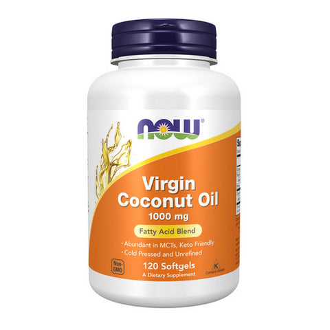 Now Foods, Virgin Coconut Oil, 1000 mg, 120 Softgels