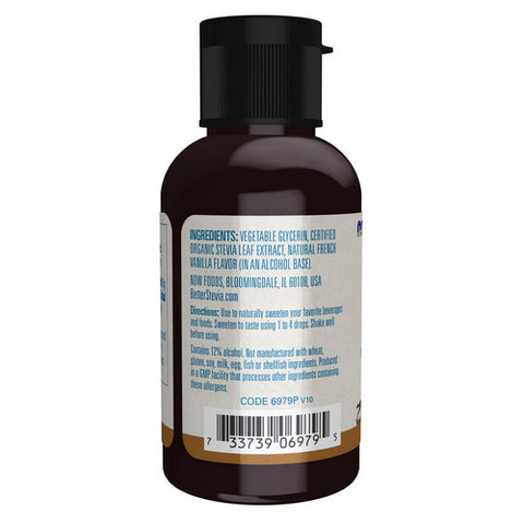 Now Foods, BetterStevia Liquid French Vanilla, 2 Oz