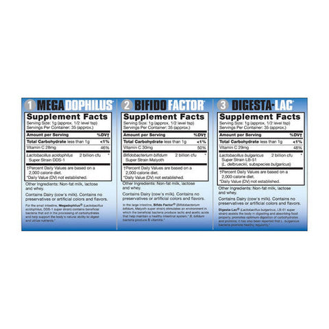 Natren, Healthy Start System, Dairy Powder, Tri-pak Natren