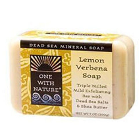One with Nature, Almond Bar Soap, Lemon Verbena, 7 Oz