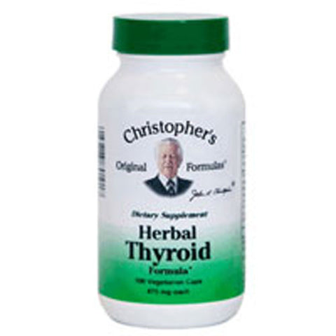 Dr. Christophers Formulas, Herbal Thyroid, 100 Vegicaps