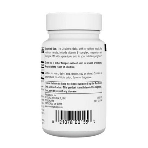 Source Naturals, Alpha-Lipoic Acid, 100 MG, 120 Tabs Source Naturals