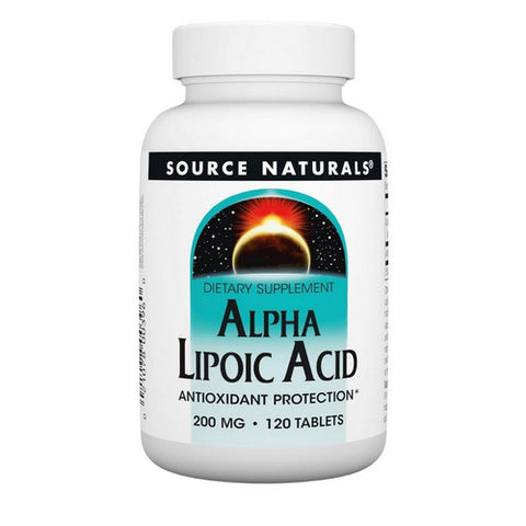Source Naturals, Alpha-Lipoic Acid, 200 MG, 120 Tabs