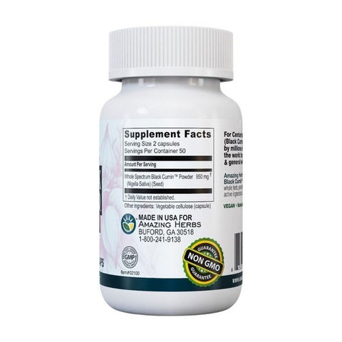 Amazing Herbs, Black Seed, 100 Cap