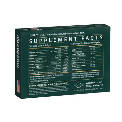 Wellgenix Health, Purvana Hair Skin & Nails, 30 Softgels Wellgenix Health