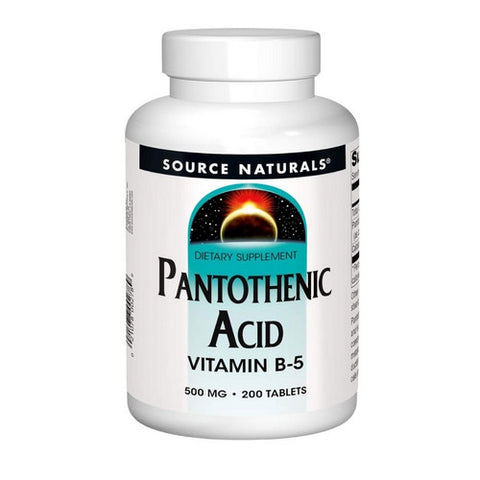 Source Naturals, Pantothenic Acid, 500 mg, 250 Tabs
