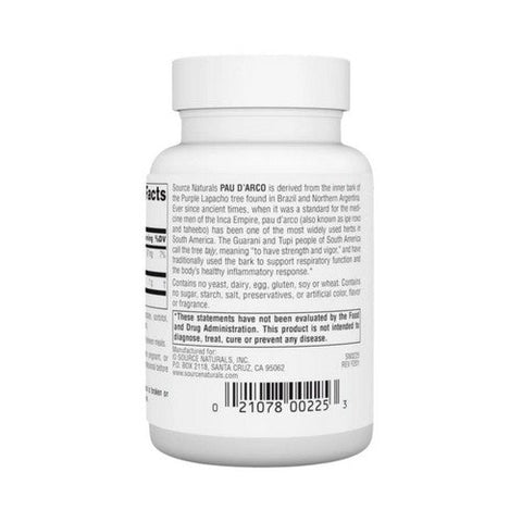 Source Naturals, Pau D'arco, 500 mg, 100 Tabs Source Naturals