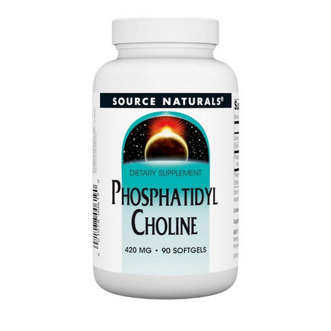 Source Naturals, Phosphatidylcholine In Lecithin, 420 MG, 90 Softgel