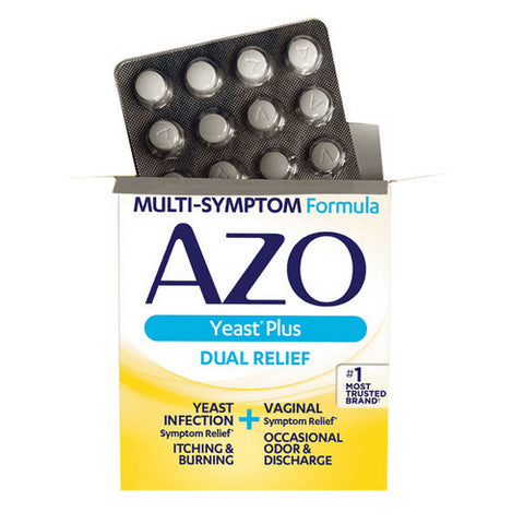 Azo, AZO Yeast Plus, 60 tabs
