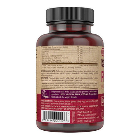 Deva Vegan Vitamins, Vegan Prenatal One Daily Multivitamin And Mineral, 90 Tab Deva Vegan Vitamins