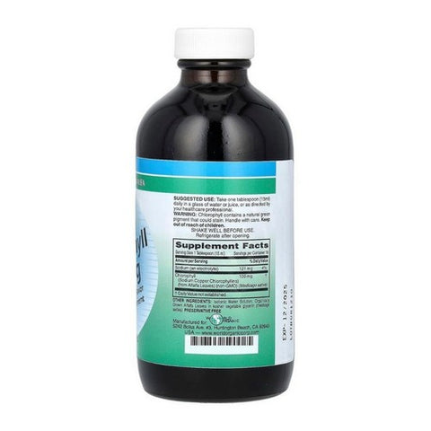World Organics, Liquid Chlorophyll, 100 Mg, 4 Oz