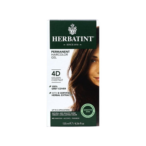 Hair Color-Golden Chestnut 4d (4D) 4.56 Oz by Herbatint