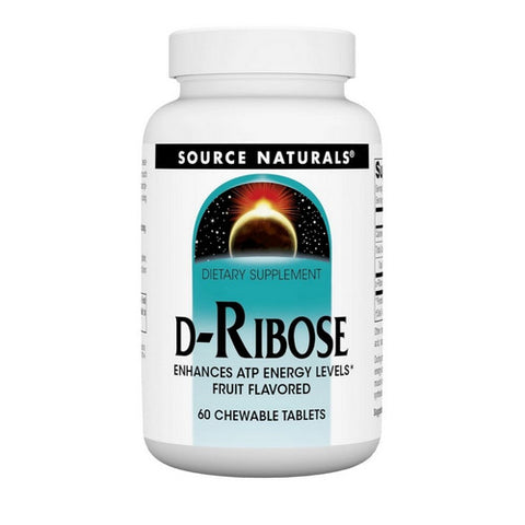 Source Naturals, D-Ribose, 1000 mg, 60 Tabs
