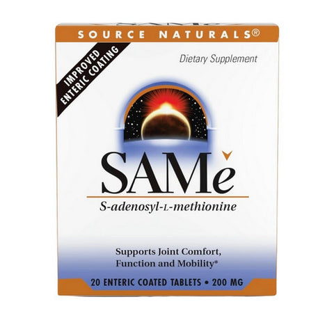Source Naturals, SAMe, 200 mg, 20 Tabs
