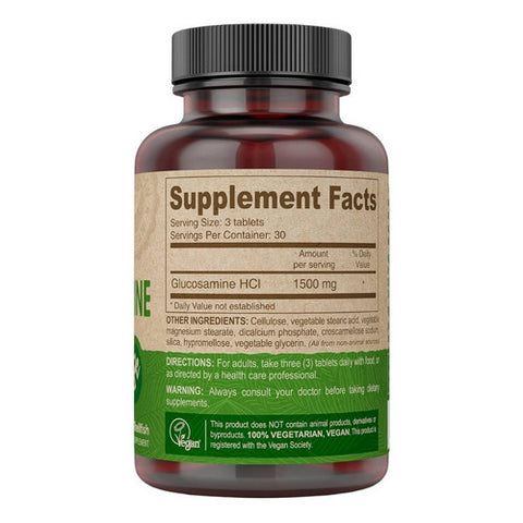 Deva Vegan Vitamins, Vegan Glucosamine, 90 Tab