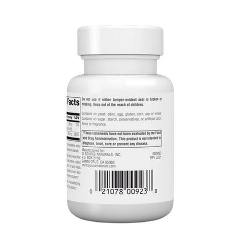 Source Naturals, Selenium Yeast Free, 200 Mcg, 120 Tabs Source Naturals