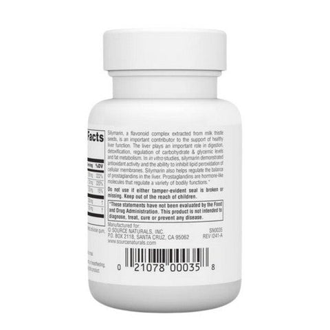 Source Naturals, Silymarin Plus, 30 Tabs Source Naturals