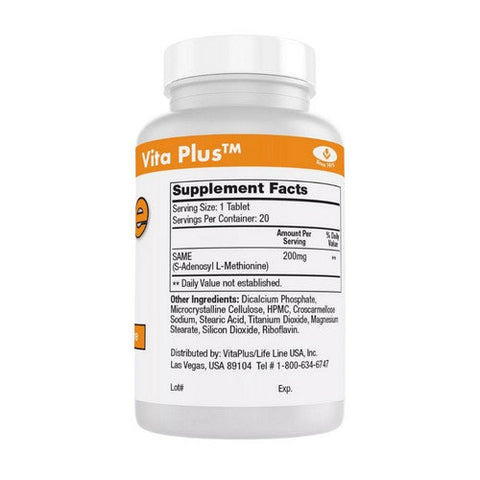 Vita plus, Same, 200 MG, 20 TABS Vita plus