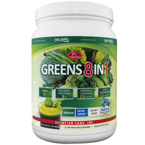 Olympian Labs, Green Protein 8 in 1, 388g