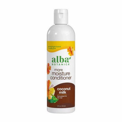 Alba Botanica, Hair Conditioner, Coconut Milk Extra 12 OZ