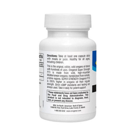 North American Herb & Spice, Super Strength Oreganol, P73 60 GCAP North American Herb & Spice