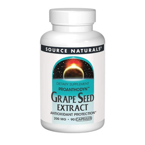 Source Naturals, Proanthodyn Grape Seed Extract, 200 Mg, 90 Caps