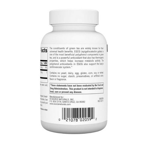 Source Naturals, EGCG from Green Tea, 350 mg, 120 tabs