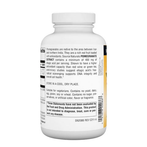 Source Naturals, Pomegranate Extract, 500mg, 240 tabs