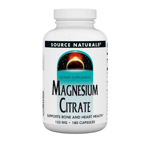 Source Naturals, Magnesium Citrate, 133mg, 180 caps