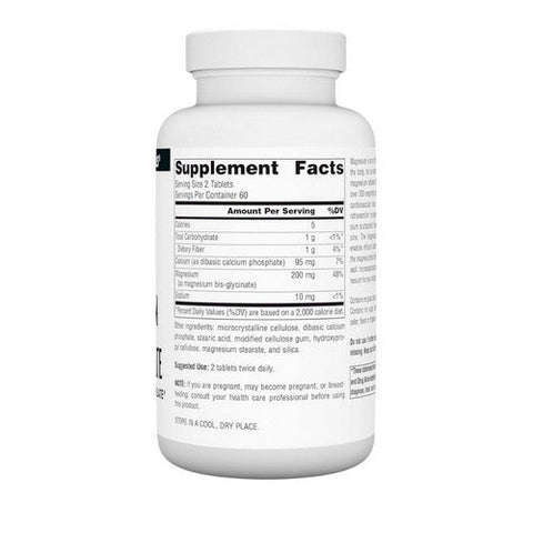 Source Naturals, Magnesium Bis-Glycinate, 120 tabs Source Naturals