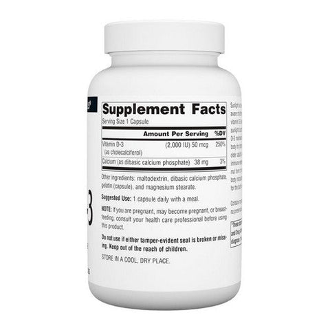 Source Naturals, Vitamin D 2000 IU, 200 caps Source Naturals
