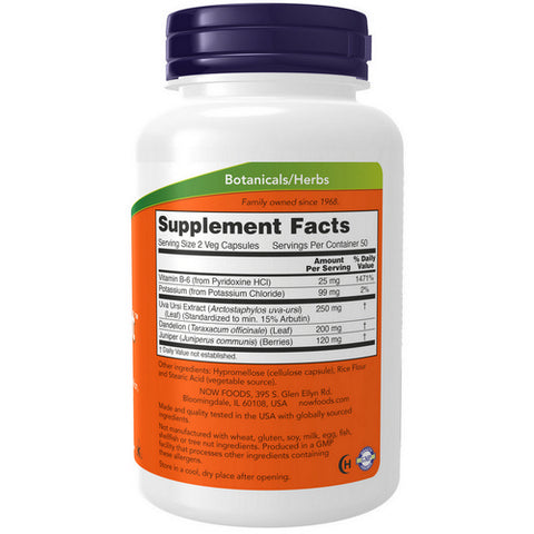 Now Foods, Water Out Herbal Diuretic, 100 Vcaps