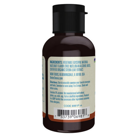 Now Foods, Better Stevia Hazelnut Liquid, 2 Oz