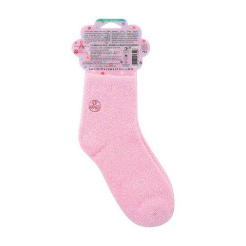 Earth Therapeutics, Spa Socks Aloe Infused Pink, 1 Pair
