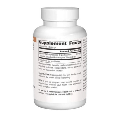 Source Naturals, NADH Sublingual, 20 Mg, 10 Lozenge Source Naturals