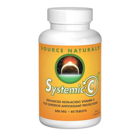 Source Naturals, Systemic C tablets, 500mg, 60 Tabs