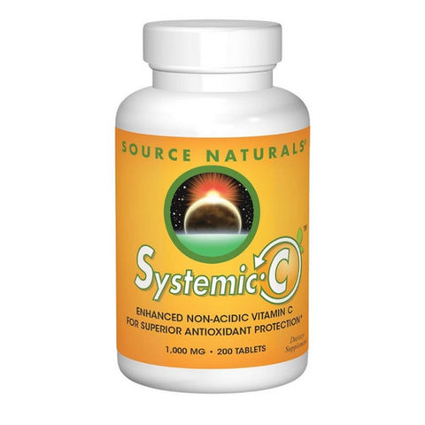 Source Naturals, Systemic C tablets, 1000mg, 200 Tabs
