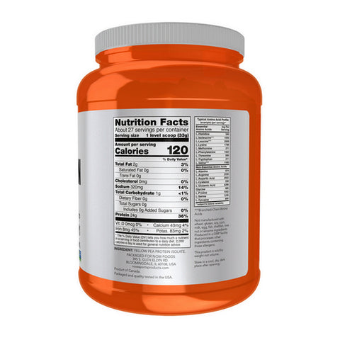Now Foods, Pea Protein, 2 lbs