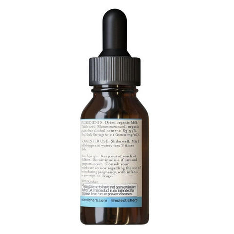 Eclectic Herb, Milk Thistle, 2 Oz with Alcohol