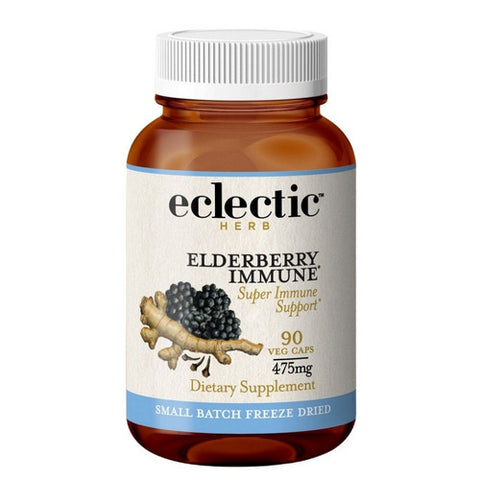Eclectic Herb, Elderberry Immune, 475 mg, 90 Vcaps