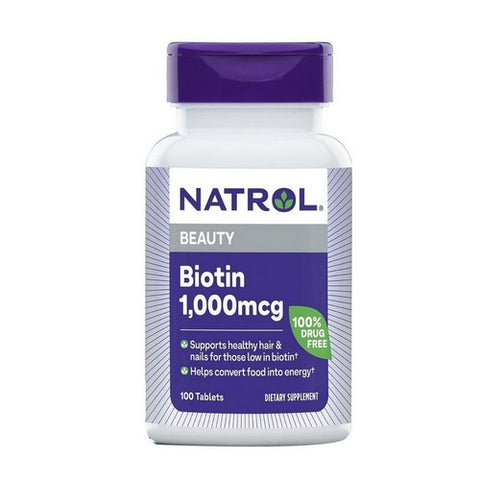 Natrol, Biotin, 1000 Mcg, 100 Tabs
