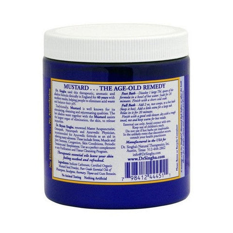 Dr. Singha's, Mustard Bath Ayurvedic Bath Salts, 16 Oz Dr. Singha's