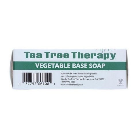 Tea Tree Therapy, Vegetable Base Soap Bar With Tea Tree Oil, 3.5 Oz