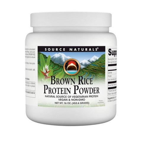 Source Naturals, Brown Rice Protein Powder, 454 Gram, 1LB (454gm)
